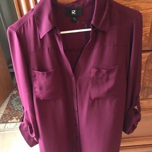 MAROON BLOUSE